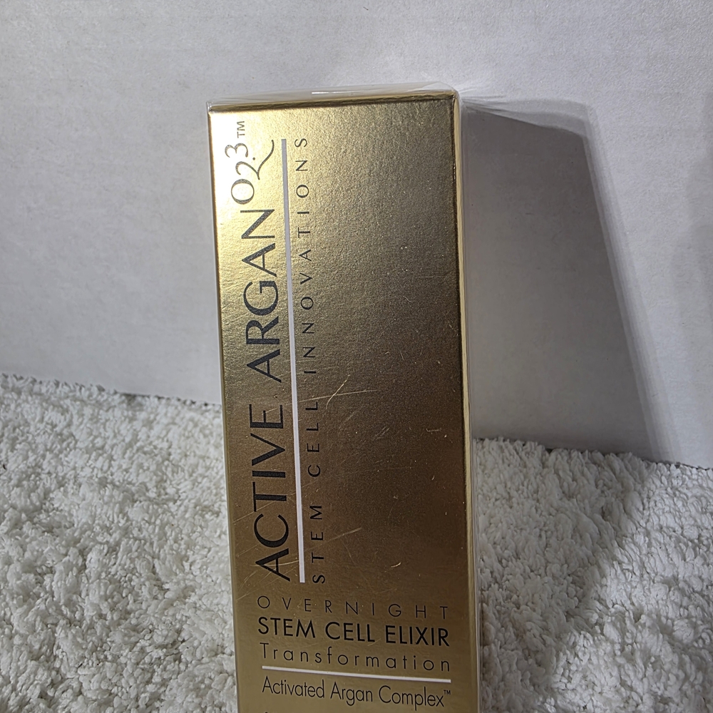 ACTIVE ARGAN 02.3 OVERNIGHT STEM CELL ELIXIR Transformation 1.0 fl oz NEW